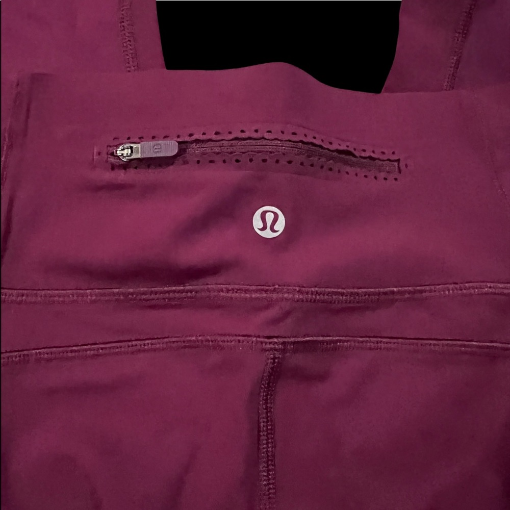Lululemon Athletica Purple Capri Leggings - size 4